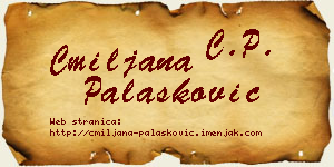Cmiljana Palasković vizit kartica